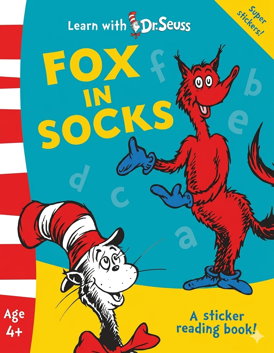 Fox in Socks: A Sticker Book