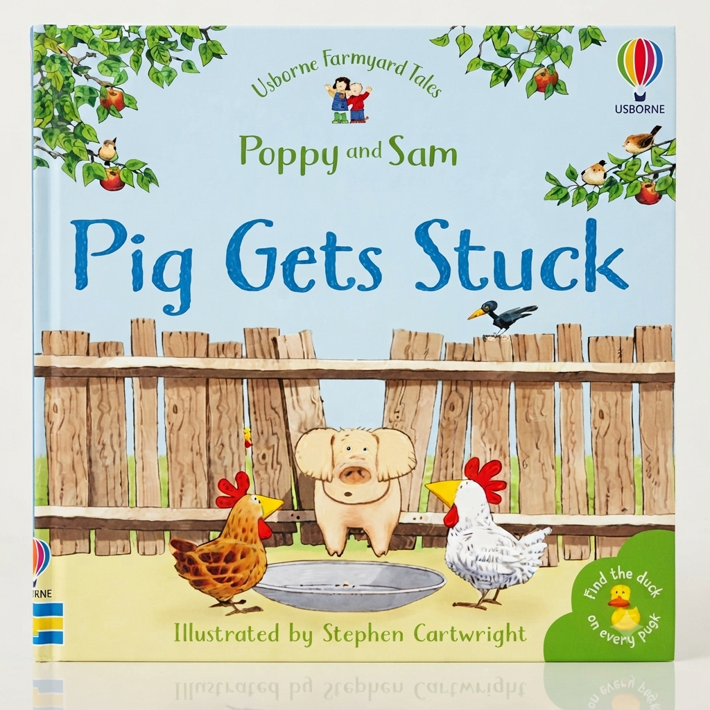 Usborne Farmyard Tales Poppy and Sam: Pig Gets Stuck (Small Book)