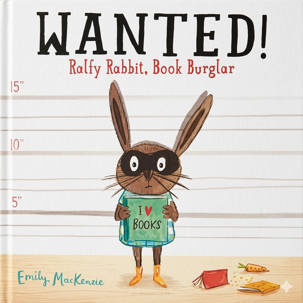 Wanted! Ralfy Rabbit, Book Burglar