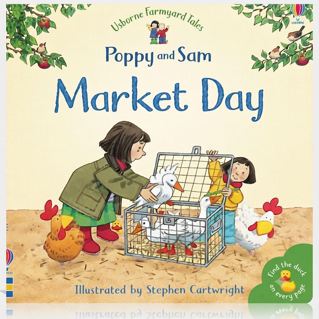 Usborne Farmyard Tales Poppy and Sam: Market Day (Small Book)
