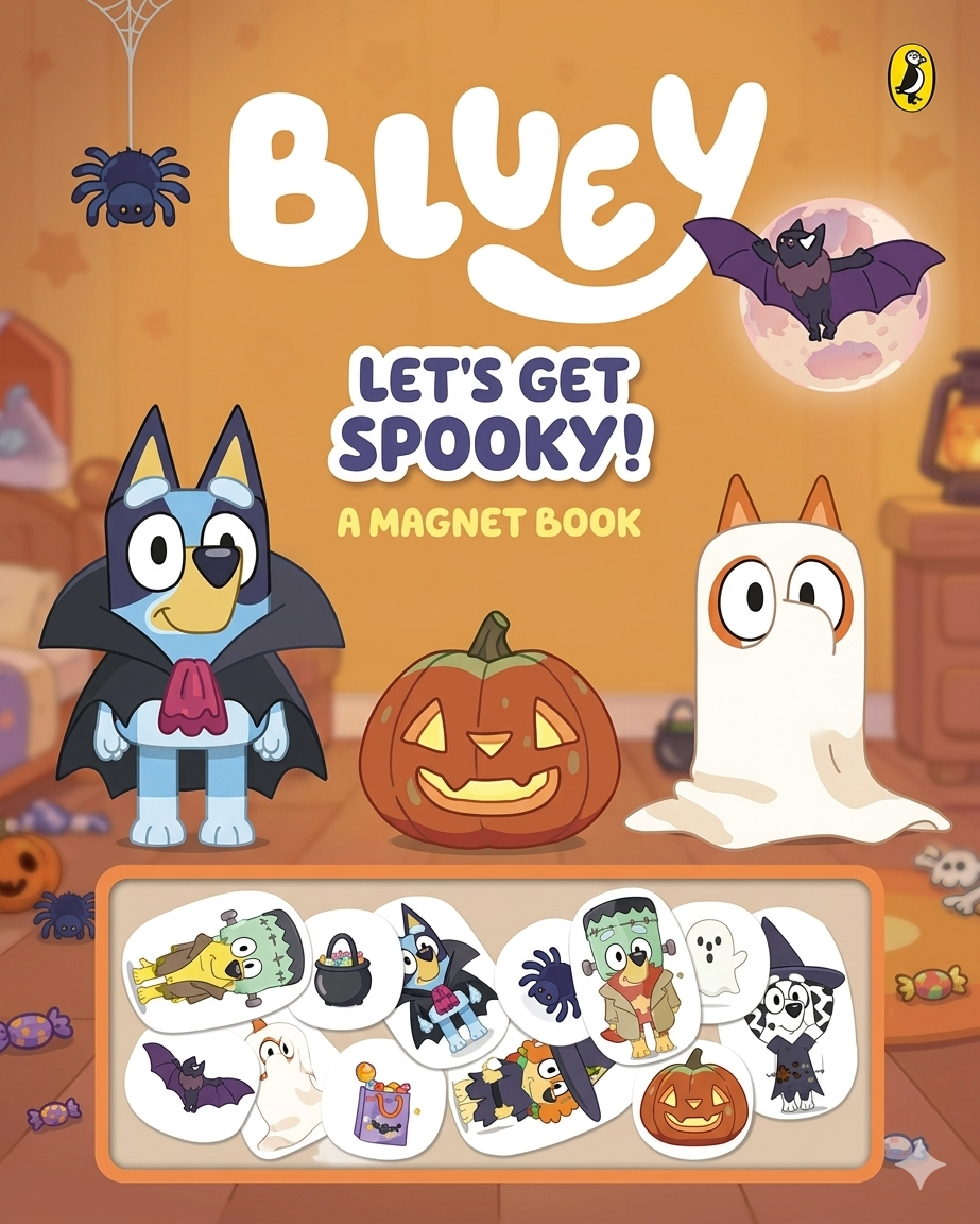 Bluey: Let's Get Spooky! The Magnet Book